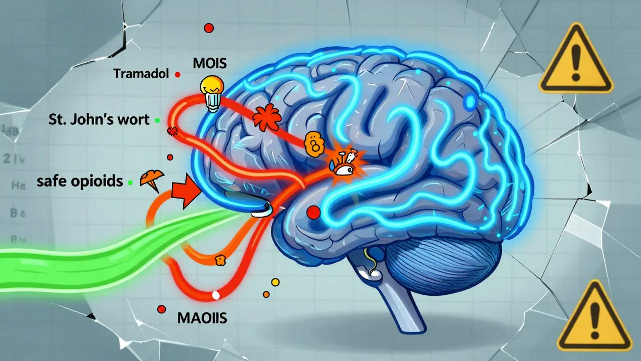 SSRI Antidepressants and Serotonin Syndrome Risk from Drug Interactions