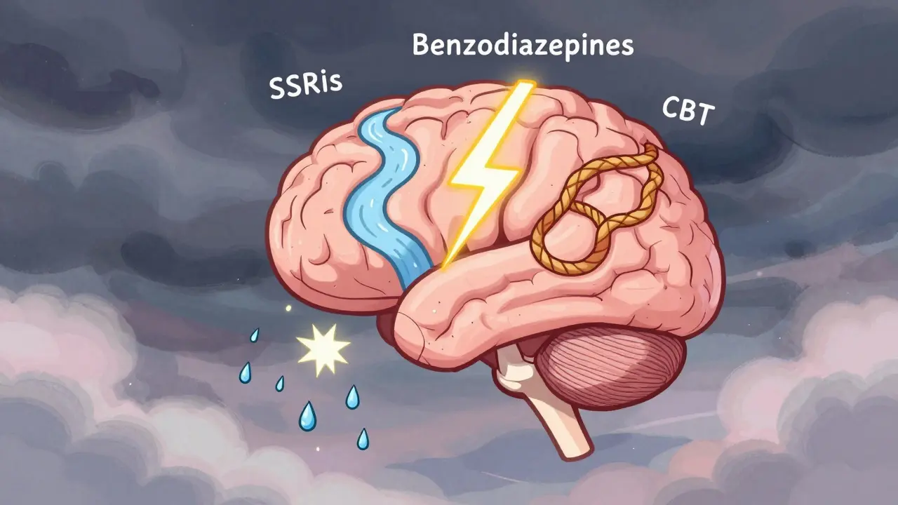 Generalized Anxiety Disorder: SSRIs, Benzodiazepines, and CBT Explained